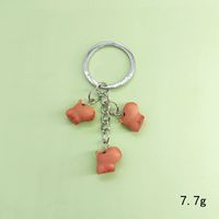 Casual Cute Simple Style Animal Resin Bag Pendant Keychain sku image 3
