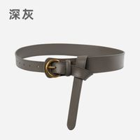 Cinturón Elástico Ancho De Cuero Con Cintura Decorativa A La Moda Para Damas Nuevas sku image 1