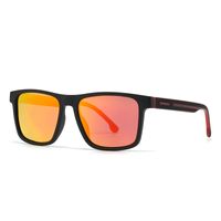 Modern Style Solid Color Pc Square Full Frame Men's Sunglasses sku image 3