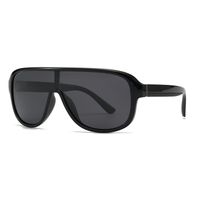 Modern Style Streetwear Solid Color Pc Toad Glasses Full Frame Men's Sunglasses sku image 1