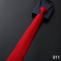Simple Style Stripe Solid Color Polyester Yarn Men's Tie sku image 11