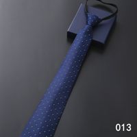 Simple Style Stripe Solid Color Polyester Yarn Men's Tie sku image 13