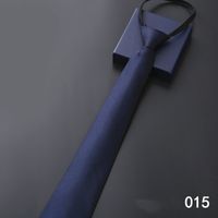 Simple Style Stripe Solid Color Polyester Yarn Men's Tie sku image 14