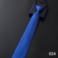 Simple Style Stripe Solid Color Polyester Yarn Men's Tie sku image 38