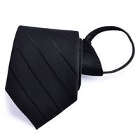 Simple Style Stripe Solid Color Polyester Yarn Men's Tie sku image 31