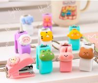 1 Piece Animal Learning School Alloy Silica Gel Cute Business Stapler main image 3