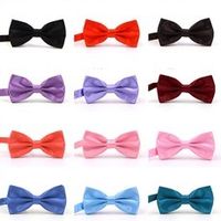 Casual Solid Color Bow Knot Polyester Unisex Bowtie main image 4