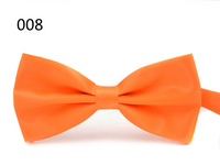 غير رسمي اللون الصامد عقدة القوس البوليستر للجنسين ربطة القوس sku image 14