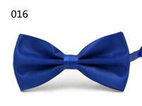 غير رسمي اللون الصامد عقدة القوس البوليستر للجنسين ربطة القوس sku image 7