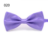 غير رسمي اللون الصامد عقدة القوس البوليستر للجنسين ربطة القوس sku image 17