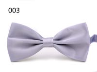 غير رسمي اللون الصامد عقدة القوس البوليستر للجنسين ربطة القوس sku image 19