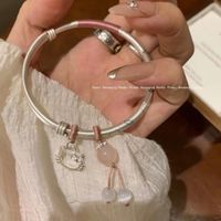 Lady Dog Alloy Plating Women's Cuff Bracelets sku image 23