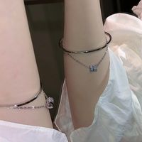 Lady Dog Alloy Plating Women's Cuff Bracelets sku image 1