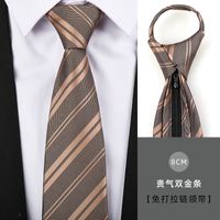 Business Stripe Arrow Polyester Men's Tie sku image 168