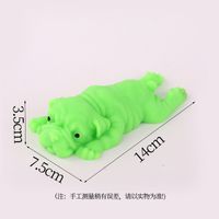 Cute Soft Rubber Cartoon Dog Squeezing Decompression Finger Press Rebound Vent Toy sku image 1