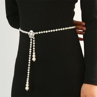 Korean New Pearls Round Waist Chain sku image 7