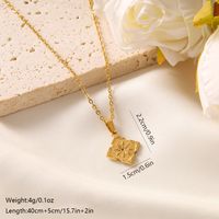 Vintage Style Sun Stainless Steel Plating 18k Gold Plated Pendant Necklace sku image 3