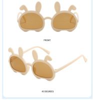 Cute Sweet Bunny Ears Pc Special-shaped Mirror Full Frame Kids Sunglasses sku image 4