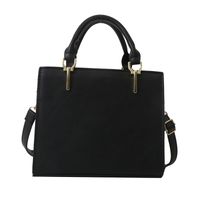 Women's Pu Leather Solid Color Vintage Style Classic Style Square Zipper Shoulder Bag sku image 5