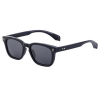 Streetwear Solid Color Pc Square Full Frame Men's Sunglasses sku image 1