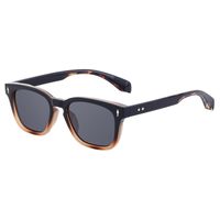 Streetwear Solid Color Pc Square Full Frame Men's Sunglasses main image 9