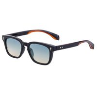 Streetwear Solid Color Pc Square Full Frame Men's Sunglasses sku image 3
