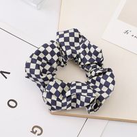 Women's Sweet Simple Style Plaid Cloth Hair Tie sku image 6