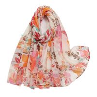 Women's Lady Solid Color Voile Silk Scarf main image 3