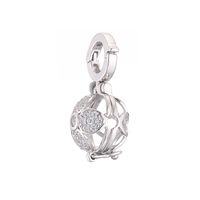 1 Piece Exaggerated Classic Style Artistic Flower Sterling Silver Plating Inlay Jewelry Accessories main image 3