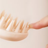Simple Style Solid Color Silica Gel Hair Comb 1 Piece main image 4
