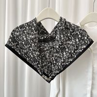 Women's Elegant Basic Simple Style Plaid Cotton And Linen Scarf sku image 5