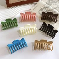 Women's Simple Style Solid Color Plastic Bowknot Hair Claws main image 1