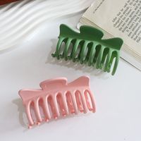 Women's Simple Style Solid Color Plastic Bowknot Hair Claws main image 3