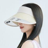 Women's Basic Letter Big Eaves Sun Hat sku image 2