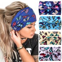 Women's Ethnic Style Butterfly Polyester Printing Bowknot Hair Band main image 6