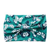 Women's Ethnic Style Butterfly Polyester Printing Bowknot Hair Band sku image 6