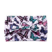 Women's Ethnic Style Butterfly Polyester Printing Bowknot Hair Band sku image 5