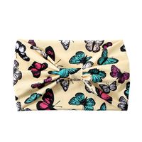 Women's Ethnic Style Butterfly Polyester Printing Bowknot Hair Band sku image 4