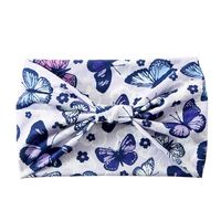 Women's Ethnic Style Butterfly Polyester Printing Bowknot Hair Band sku image 9
