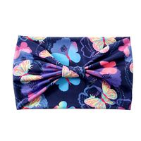 Women's Ethnic Style Butterfly Polyester Printing Bowknot Hair Band sku image 8