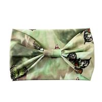Women's Ethnic Style Butterfly Polyester Printing Bowknot Hair Band sku image 11