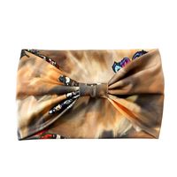 Women's Ethnic Style Butterfly Polyester Printing Bowknot Hair Band sku image 13