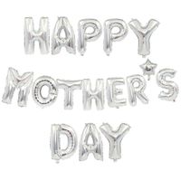 Mother's Day Simple Style Classic Style Letter Aluminum Film Holiday Daily Balloons main image 3