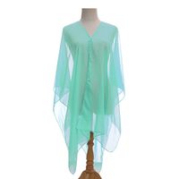 Women's Beach Simple Style Solid Color Satin Shawl sku image 12