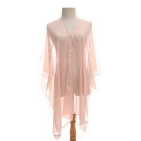 Women's Beach Simple Style Solid Color Satin Shawl sku image 10