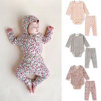 Casual Classic Style Color Block Cotton Baby Rompers main image 1