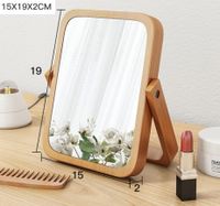 Simple Style Classic Style Color Block Wood Mirror 1 Piece sku image 3