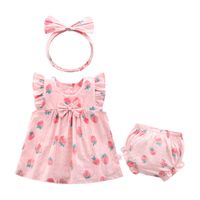 Simple Style Cartoon Cotton Baby Clothing Sets main image 6