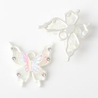 10 Pcs/package Ig Style Sweet Butterfly Alloy Resin Plating Inlay Jewelry Accessories sku image 3