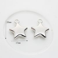 10 Pcs/package Simple Style Star Alloy Plating Beads Jewelry Accessories sku image 6